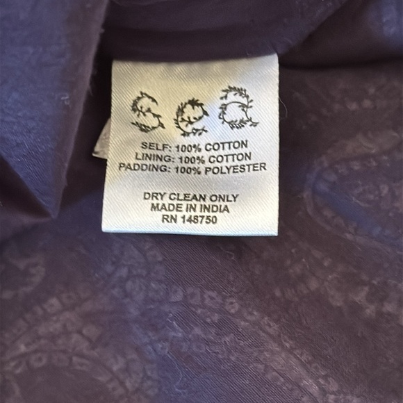 Sea NY | Theodora Paisley Print | Puff Sleeve | Midi Shift Dress in Navy | S - Picture 5 of 6